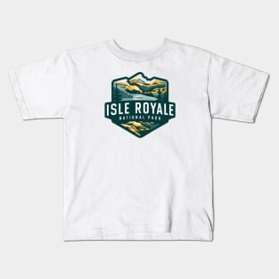 Isle Royale National Park US Michigan Kids T-Shirt